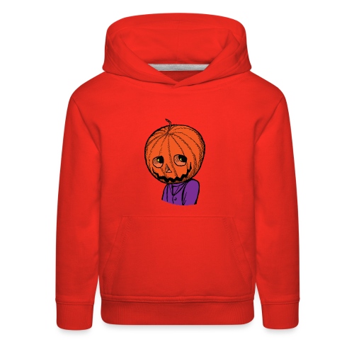 Pumpkin Head Halloween - Kids‘ Premium Hoodie