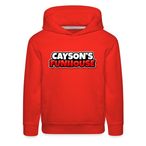 Cayson's Funhouse Logo Regular - Kids‘ Premium Hoodie