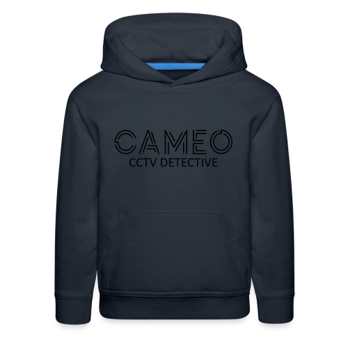 CAMEO CCTV Detective (Black Logo) - Kids‘ Premium Hoodie