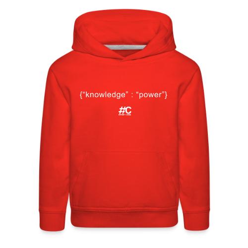 knowledge is the key - Kids‘ Premium Hoodie