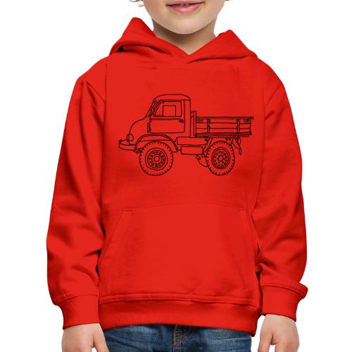 Off-road truck, transporter - Kids‘ Premium Hoodie