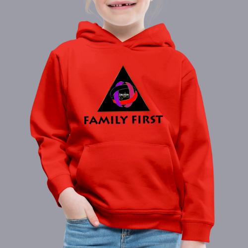 JALEJA FAMILY FIRST (BLACK PRINT) - Kids‘ Premium Hoodie