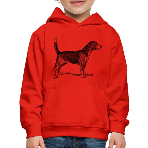 Curious Beagle Dog - Kids‘ Premium Hoodie