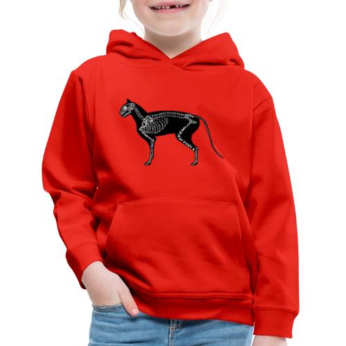 Skeleton Cat - Kids‘ Premium Hoodie