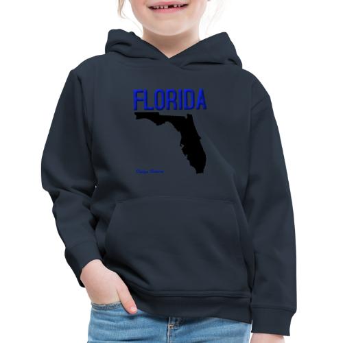 FLORIDA REGION MAP BLUE - Kids‘ Premium Hoodie