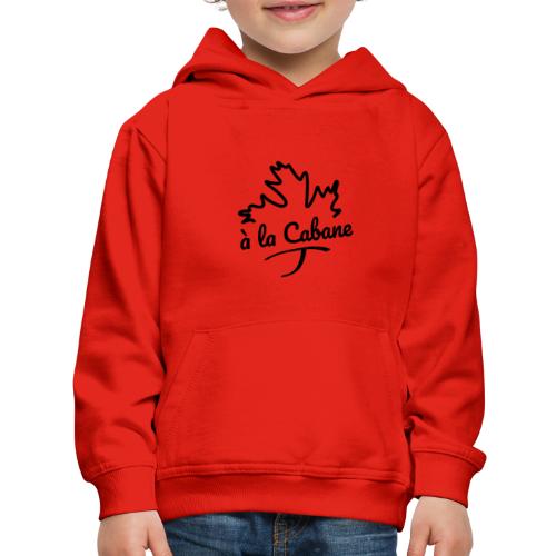 Maple Leaf At the Cabin - Kids‘ Premium Hoodie