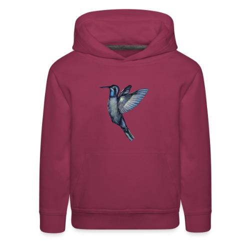 Hummingbird in flight - Kids‘ Premium Hoodie