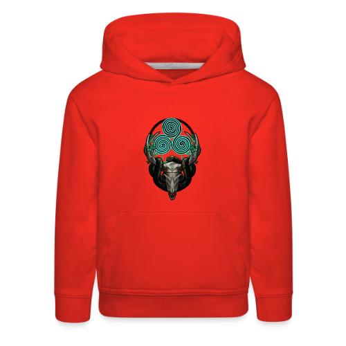 The Antlered Crown (No Text) - Kids‘ Premium Hoodie