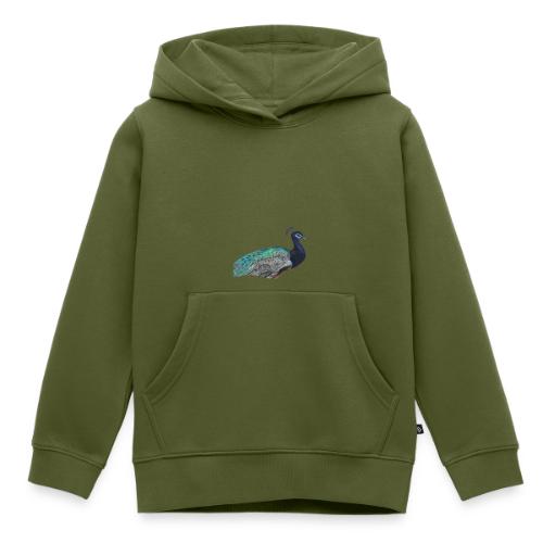 peacock half - Kids‘ Premium Hoodie