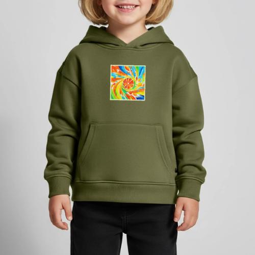 Citrus swirling Splash Design - Kids‘ Premium Hoodie