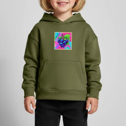 Vibrant Blueberry Artwork - Kids‘ Premium Hoodie