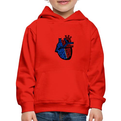 Skeleton Heart - Kids‘ Premium Hoodie