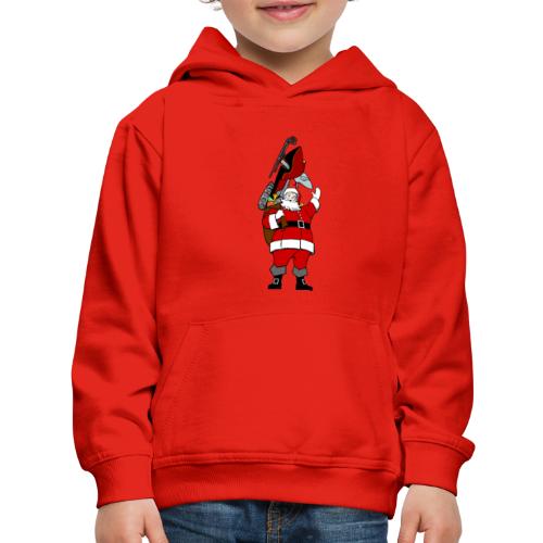 Snowmobile Present Santa - Kids‘ Premium Hoodie