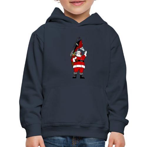 Snowmobile Present Santa - Kids‘ Premium Hoodie