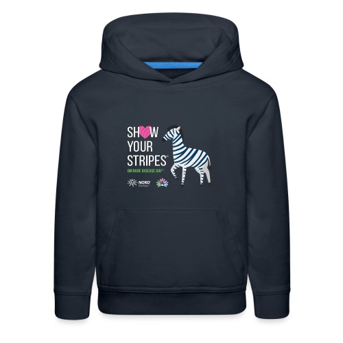 Show Your Stripes for Rare Disease Day! - Kids‘ Premium Hoodie