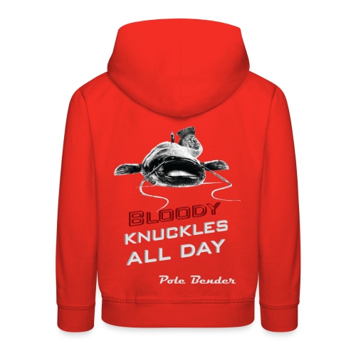 Pole Bender's Bloody Knuckles - Signed - Kids‘ Premium Hoodie