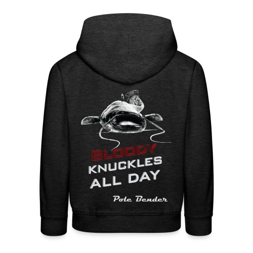 Pole Bender's Bloody Knuckles - Signed - Kids‘ Premium Hoodie