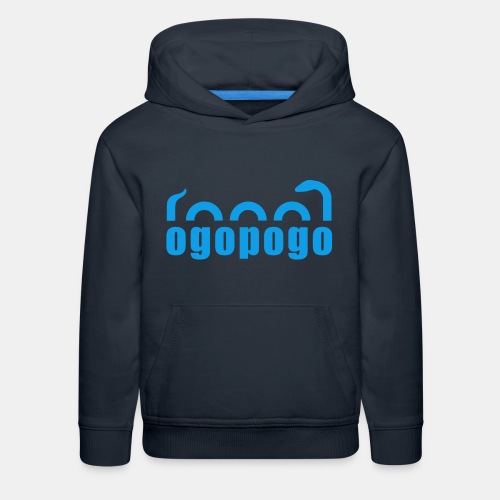 Ogopogo Fun Lake Monster Design - Kids‘ Premium Hoodie