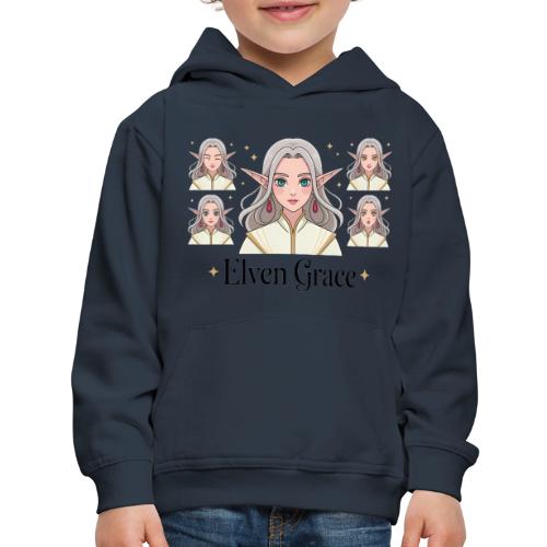 Elven Grace Fantasy Elf Maiden Graphic Magic - Kids‘ Premium Hoodie