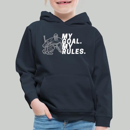 MY GOAL. MY RULES - Boy Goalie - Kids‘ Premium Hoodie