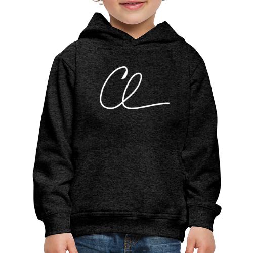 CL Signature (White) - Kids‘ Premium Hoodie