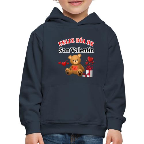 Valentine's Day Celebration Bears Love Hearts. - Kids‘ Premium Hoodie