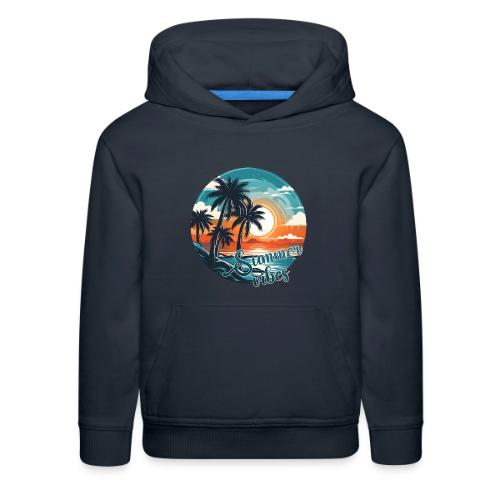 Vintage Summer Vibes - Kids‘ Premium Hoodie
