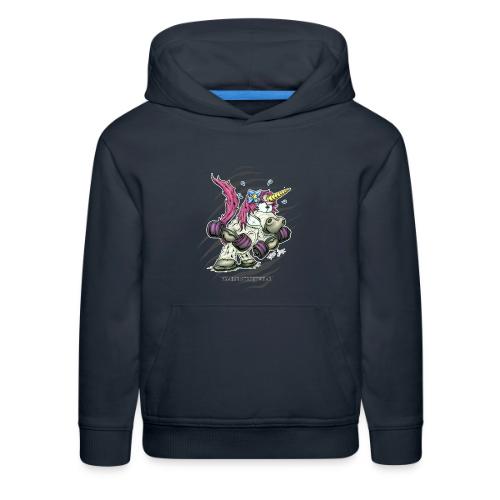 train like a unicorn - Kids‘ Premium Hoodie
