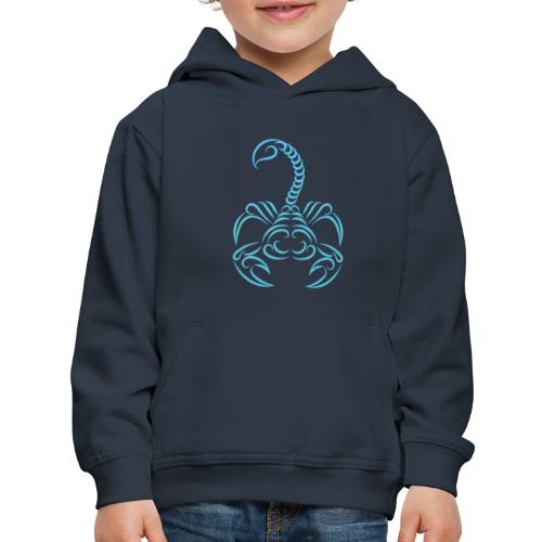Scorpio Zodiac Water Sign Scorpion Logo - Kids‘ Premium Hoodie