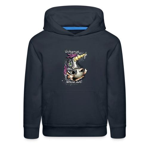 unicorn breakout - Kids‘ Premium Hoodie