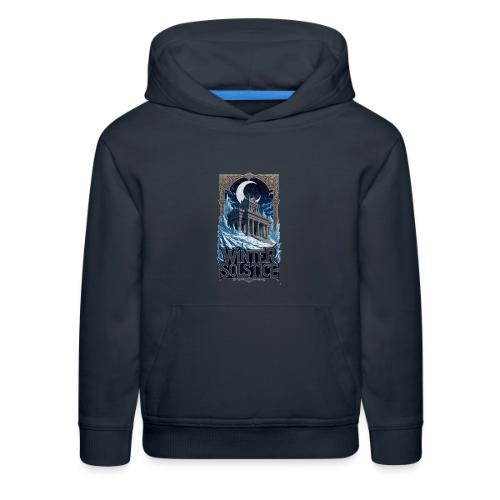 Winter Solstice Temple T-Shirt - Kids‘ Premium Hoodie