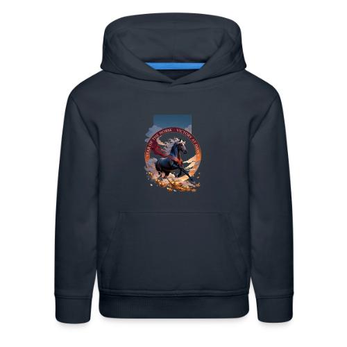 Year of the Horse Dawn T Shirt,Lunar New Year Gift - Kids‘ Premium Hoodie