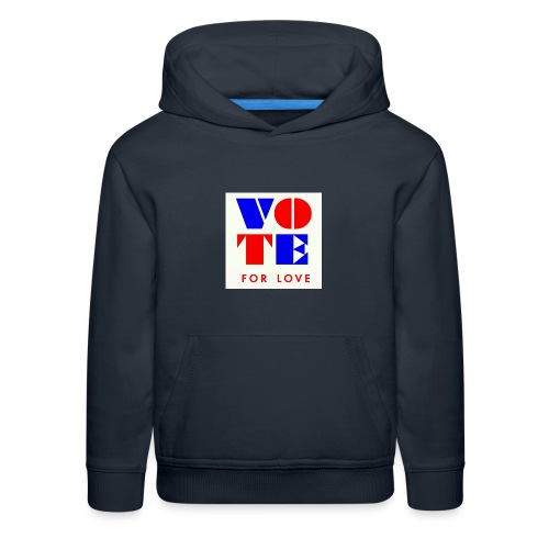 vote4love-sample - Kids‘ Premium Hoodie