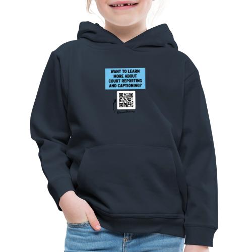 2023 CRCW Want to learn more - Kids‘ Premium Hoodie