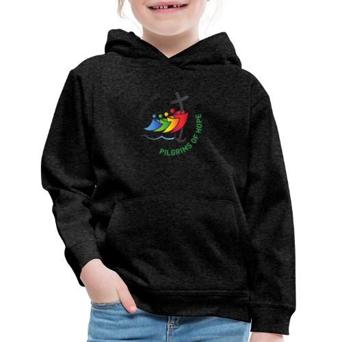 pilgrims of hope 2025 logo (Jubilee Year 2025) - Kids‘ Premium Hoodie