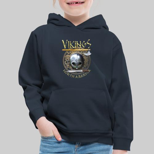 viking tshirt pocket art - Kids‘ Premium Hoodie