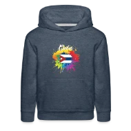Cuba Flag Gay Colorful Splash - Kids‘ Premium Hoodie