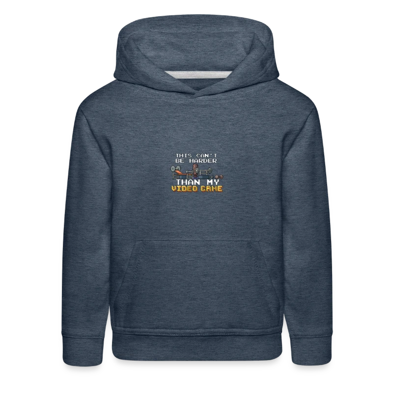Workout Fitness and Motivational Designs by ASJ - Kids‘ Premium Hoodie