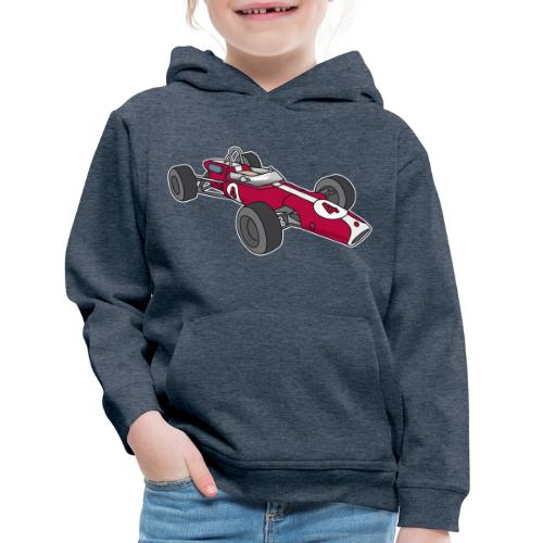 Red racing car, racecar, sportscar - Kids‘ Premium Hoodie