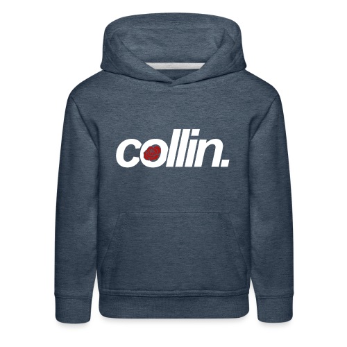 Collin. (White w/ Rose) - Kids‘ Premium Hoodie