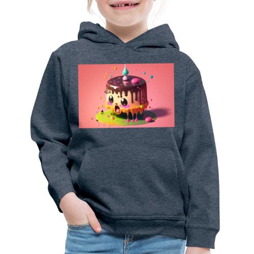 Cake Caricature - January 1st Psychedelic Desserts - Kids‘ Premium Hoodie