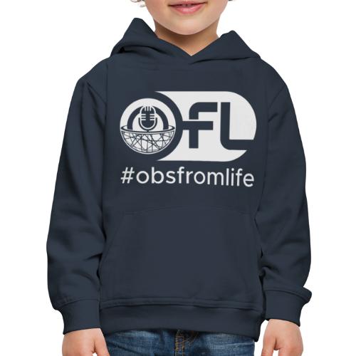 Observations from Life Logo with Hashtag - Kids‘ Premium Hoodie