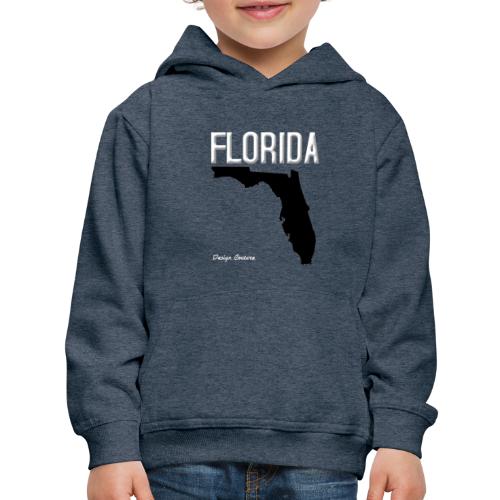FLORIDA REGION MAP WHITE - Kids‘ Premium Hoodie