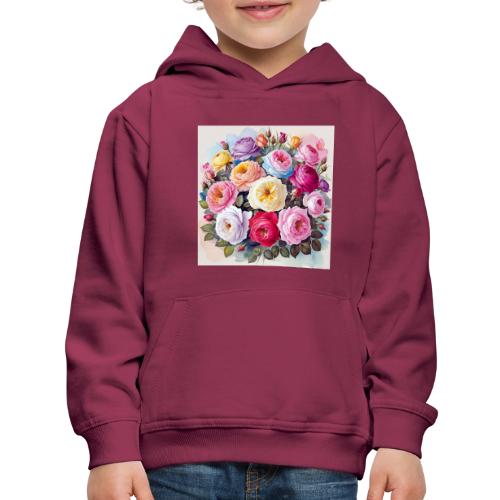 beautiful flowers floral design, wellness, nature - Kids‘ Premium Hoodie