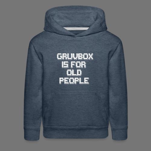 Gruvbox Old People ASCII - Kids‘ Premium Hoodie