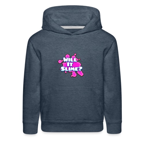 Pink Will It Slime Logo - Kids‘ Premium Hoodie