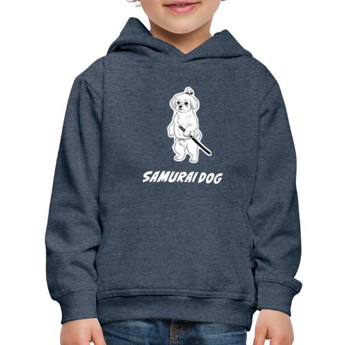 Samurai Maltese Katana Warrior Dog Tee - Kids‘ Premium Hoodie