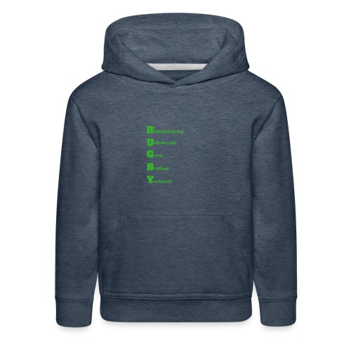 Rugby design for T-shirts and other merchandise - Kids‘ Premium Hoodie