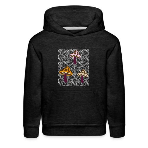 Fall Season Mushroom Designs - Kids‘ Premium Hoodie