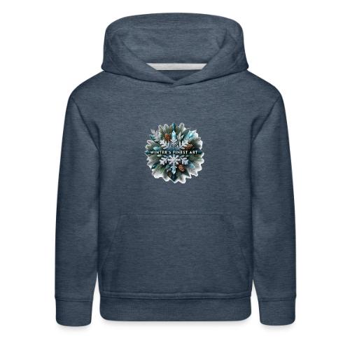 Intricate Frozen Evergreen T-Shirt - Kids‘ Premium Hoodie